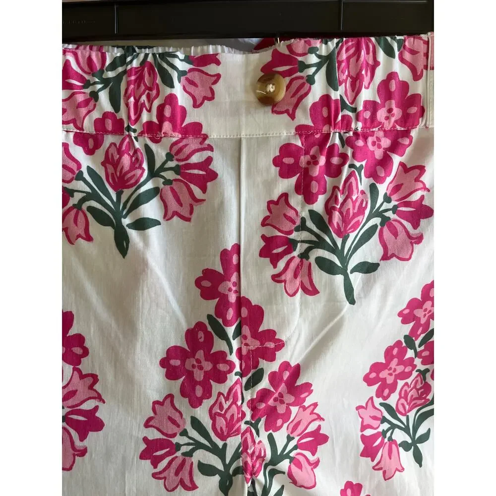 Sail to Sable Jacqueline Sleeveless Party Set in Hibiscus Block Print Size XS